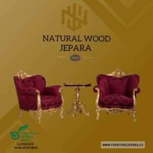 Sofa Tamu Mewah Model Ukir Furniture Jepara Nwj 23