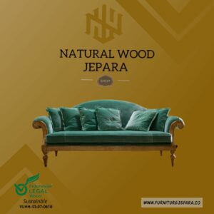 Sofa Tamu Mewah Modern Gold Mebel Ukir Jepara Nwj 24