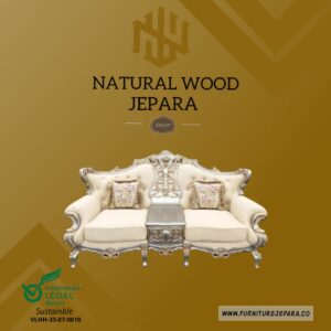 Sofa Tamu Mewah New Elegant Mebel Ukiran Jepara Nwj 41