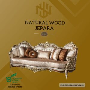 Sofa Tamu Mewah New Ukiran Jepara Nwj 03