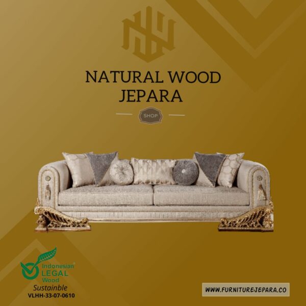 Sofa Tamu Mewah Terbaru Furniture Ukiran Jepara Nwj 05