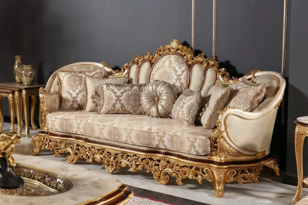 Sofa Tamu Mewah Terbaru Luxury Ukir Nwj 25