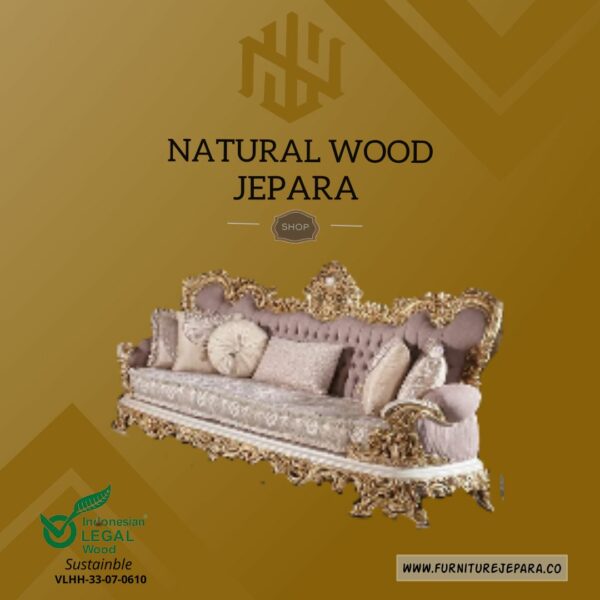 Sofa Tamu Mewah Turkish Mebel Ukir Jepara Nwj 06