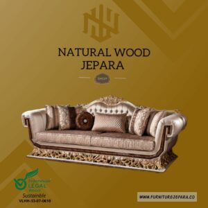 Sofa Tamu Mewah Ukir Emas Model Turkish Furniture Jepara Nwj 27