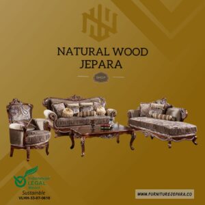 Kursi Sofa Mewah Jati Best Quality Furniture Jepara Nwj 58