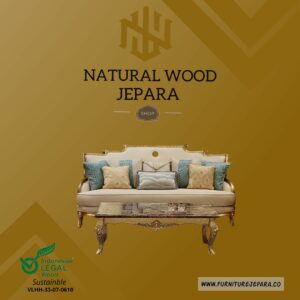 Kursi Sofa Mewah Ruang Tamu Modern Custom Jepara Nwj 59