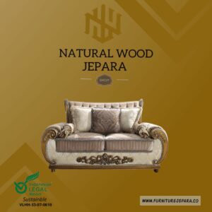 Kursi Sofa Mewah Ruang Tamu Ukiran Exclusive Nwj 45