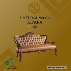 Kursi Tamu Sofa Mewah Elegant Klasik Furniture Jepara Nwj 81