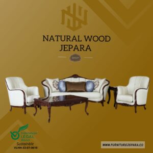 Kursi Tamu Sofa Ukir Klasik Furniture Jepara Kayu Jati Nwj 73