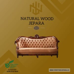 Sofa Tamu Mewah Furniture Jepara Model Klasik Nwj 80