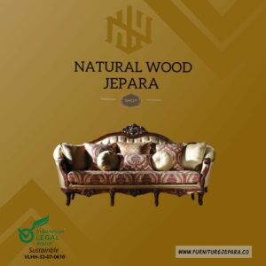 Sofa Ukir Jepara Mewah Kayu Jati Ruang Tamu Elegant Nwj 84