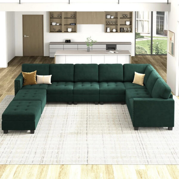 Sofa Sudut Kursi Tamu Elegant Nwj 97