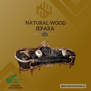 Sofa Tamu Mewah Classy Carving Top Quality Furniture Jepara