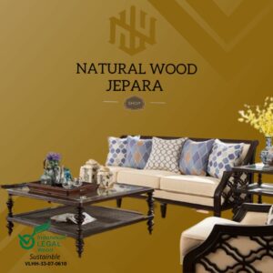 Sofa Tamu Mewah Natural Klasik Luxury Furniture Jepara Nwj 89