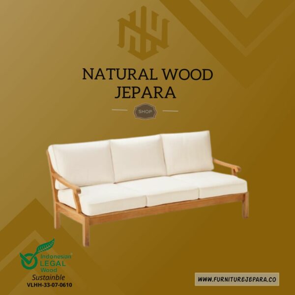 Sofa Tamu Modern Design Japandi Minimalis Custom Nwj 88